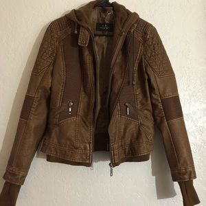 LA Coalition Leather Moto Jacket